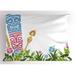 East Urban Home Tiki Bar Sham Polyester | 20 H x 26 W x 0.1 D in | Wayfair 3E2931FD92894AD995C10C8C62647B4B