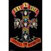 Trends International Guns N' Roses - Cross Paper Print in Black | 34 H x 22.375 W x 0.125 D in | Wayfair POD14899