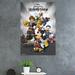 Trends International Kingdom Hearts 2 - Collage Paper Print in Black | 34 H x 22.375 W x 0.125 D in | Wayfair POD16039