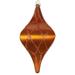 Vickerman 614778 - 8" Copper Candy Glitter Net Drop Christmas Tree Ornament (MT198488D)