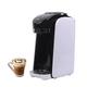 Filter Coffee Maker, Bean to Cup Machine, Express with Integrated Grinder and Reusable Stainless Steel Filter, Easy to Clean, Black and White