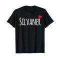 Silvaner dialekt Rheinhessen und Pfalz Weinfest T-Shirt