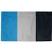 Black/Blue 60 x 0.25 in Area Rug - East Urban Home Carolina Football Blue/Black/Gray Area Rug Polyester | 60 W x 0.25 D in | Wayfair