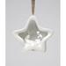 The Holiday Aisle® Lachine Star Ornament/Light Cover Ceramic/Porcelain in Red | 3.5 H x 3.25 W x 1.63 D in | Wayfair 61985