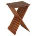 Union Rustic Canoga Folding Plant Stand Wood/Solid Wood in Brown/Red | 28 H x 16 D in | Wayfair BARE-AC4062