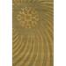 Green 96 x 0.5 in Area Rug - World Menagerie Brueck Geometric Handmade Tufted Wool Sage Area Rug Wool | 96 W x 0.5 D in | Wayfair