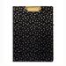 Vera Bradley Clipboard Folio, Midnight Gold Dots | 13 H x 9.25 W x 0.75 D in | Wayfair 187176