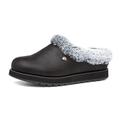 Skechers Women's Keepsakes - M Low Top Slippers, Black Black Micro Leather Faux Fur Line Blk, 7 UK