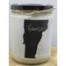 Gracie Oaks Vermont State Orange Clove Scented Jar Candle Paraffin in Black | 4.25 H x 3.25 W x 3.25 D in | Wayfair