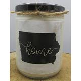 Gracie Oaks Iowa State Orange Clove Scented Jar Candle Paraffin in Black | 4.25 H x 3.25 W x 3.25 D in | Wayfair 0865BCFDC2D8461F9D35F927376E9F05