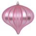Vickerman 471029 - 5.7" Pink Matte Onion Christmas Tree Ornament (3 pack) (N151279DMV)