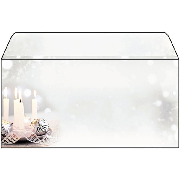 Sigel Weihnachts-Umschlag »Christmas Silence« 50 Stück, 22x11 cm Image