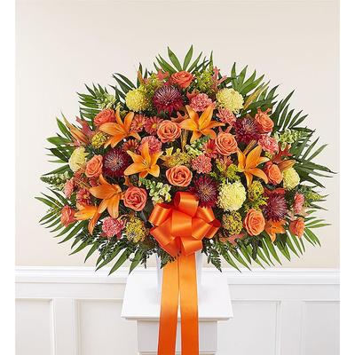 1-800-Flowers Flower Delivery Heartfelt Sympathies Standing Basket Fall Medium