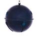 Vickerman 622827 - 3" Midnight Blue Wood Grain Bell Christmas Tree Ornament (6 pack) (MC198031)