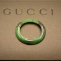Gucci Jewelry | New Gucci Plastic Marble Bezel - Jade Green | Color: Black/Green | Size: Os