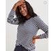 American Eagle Outfitters Tops | American Eagle Aerie Navy Stripe Long Sleeve Top | Color: Blue/White | Size: M