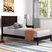 Harriet Bee Henrichs Solid Wood Panel Bed Wood/Solid Wood in Brown | 44.25 H x 43.63 W x 77.38 D in | Wayfair E5EE0C397CDF498A85EA240CA1CEBCFD