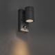 Solo - Eclairage exterieur avec detecteur de mouvement - 1 lumière - h 150 mm - Gris foncé