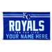 WinCraft Kansas City Royals 3' x 5' One-Sided Deluxe Personalized Flag