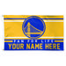 "WinCraft Golden State Warriors 3' x 5' One-Sided Deluxe Personalized Flag"