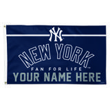 WinCraft New York Yankees 3' x 5' One-Sided Deluxe Personalized Flag