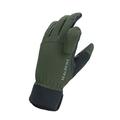 SEALSKINZ Unisex Waterproof All Weather Shooting Glove - Olive Green/Black, Medium