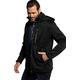 JP 1880 Men's Big & Tall Fleece Lined Softshell Jacket Black XXXXX-Large 714279 10-5XL