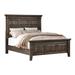 Loon Peak® Helen Solid Wood Low Profile Standard Bed Metal in Brown | 62 H x 84.5 W x 93 D in | Wayfair 1207CBEF40984037BB748A30F1F6C0AE