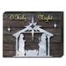 The Holiday Aisle® Nativity Silhouette Holy Night Decorative Accent Wood in Brown | 6 H x 8 W x 1.5 D in | Wayfair 6631A107D07C424FAE16CA7B2674DE95