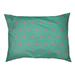 Tucker Murphy Pet™ Byrge Ornate Circles Cat Bed Designer Pillow Fleece, Polyester in Green | 9.5 H x 19.5 W x 29.5 D in | Wayfair