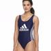 Adidas Swim | Adidas Blue One Piece Swim Suit Bikini | Color: Blue | Size: Xl