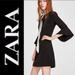 Zara Dresses | New Zara Diamond Collar Bow Tie Dress | Color: Black/White | Size: S