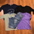 Polo By Ralph Lauren Tops | 4 Tops And 1 Pair Of Soho New York Jeans | Color: Blue/Purple | Size: M