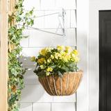 Arlmont & Co. Rory Steel Hanging Planter Metal | 7 H x 14 W x 14 D in | Wayfair EBC562E813EB4B9DBF9962A3568BB533