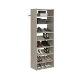 Dotted Line™ Kacey 25" W Closet System Starter Kit Manufactured Wood in Gray | 72 H x 25.13 W x 14 D in | Wayfair C8A41261F87D4A32875162507EB0A27E