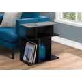 Accent Table / Side / End / Nightstand / Lamp / Living Room / Bedroom / Laminate / Black / Grey / Contemporary / Modern - Monarch Specialties I 2477