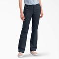 Dickies Women's Flex Slim Fit Bootcut Pants - Dark Navy Size 24 (FP121)