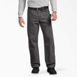 Dickies Men's Relaxed Fit Sanded Duck Carpenter Pants - Rinsed Slate Size 38 32 (DU336)