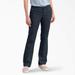 Dickies Women's Flex Slim Fit Bootcut Pants - Dark Navy Size 12 (FP121)