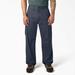 Dickies Men's Loose Fit Cargo Pants - Rinsed Dark Navy Size 44 30 (23214)