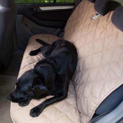 3 Dog No Slip Tan Seat Protector, 54" L X 26" W X 0.5" H