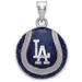 Women's Los Angeles Dodgers Sterling Silver Enameled Baseball Pendant