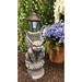 World Menagerie Sassa 20" Battery Outdoor Lantern, Resin in Gray | 20 H x 8 W x 6 D in | Wayfair 3AD5E1441FA941999EA0860A2FD8ACE8