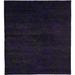 Black/Indigo 144 W in Rug - Brayden Studio® One-of-a-Kind Quitman Hand-Knotted Traditional Style Dark Purple 12' x 18' Wool Area Rug Wool | Wayfair