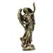 Astoria Grand Tarrytown Bronzed Greek Orthodox Christian Church Archangel of the Angelic Council Figurine Resin | 5 H x 2 W x 1.5 D in | Wayfair