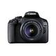 Canon EOS 2000D Spiegelreflexkamera - mit Objektiv EF-S 18-55 F3.5-5.6 III (24,1 MP, DIGIC 4+, 7,5 cm (3.0 Zoll) LCD, Display, Full-HD, WiFi, APS-C CMOS-Sensor), schwarz