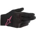 Alpinestars Stella S Max Drystar Gants de moto imperméables de dames, noir-rose, taille S pour Femmes