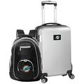 MOJO Silver Miami Dolphins 2-Piece Backpack & Carry-On Set