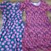 Lularoe Dresses | 2 Lularoe Girls Dresses | Color: Pink/Purple | Size: 12g