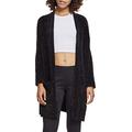 Urban Classics Women's Ladies Oversize Chenille Cardigan Sweater, Black (Black 00007), XL